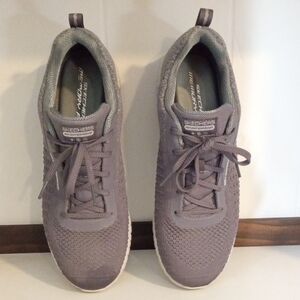 Women's Gray 100% Waterproof Skechers Athletic Shoes